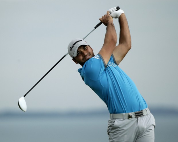 Jason Day, of Australia, hits a drive on the 16th hole during the first round of the PGA Championship golf tournament Thursday, Aug. 13, 2015, at Whistling Straits in Haven, Wis. (AP Photo/Jae Hong)
